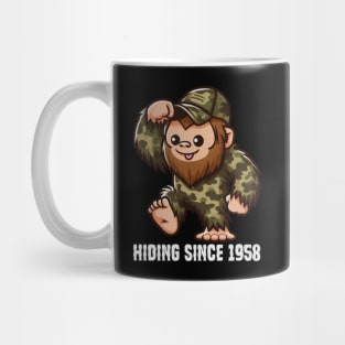 Bigfoot Hiding Since 1958 Mug